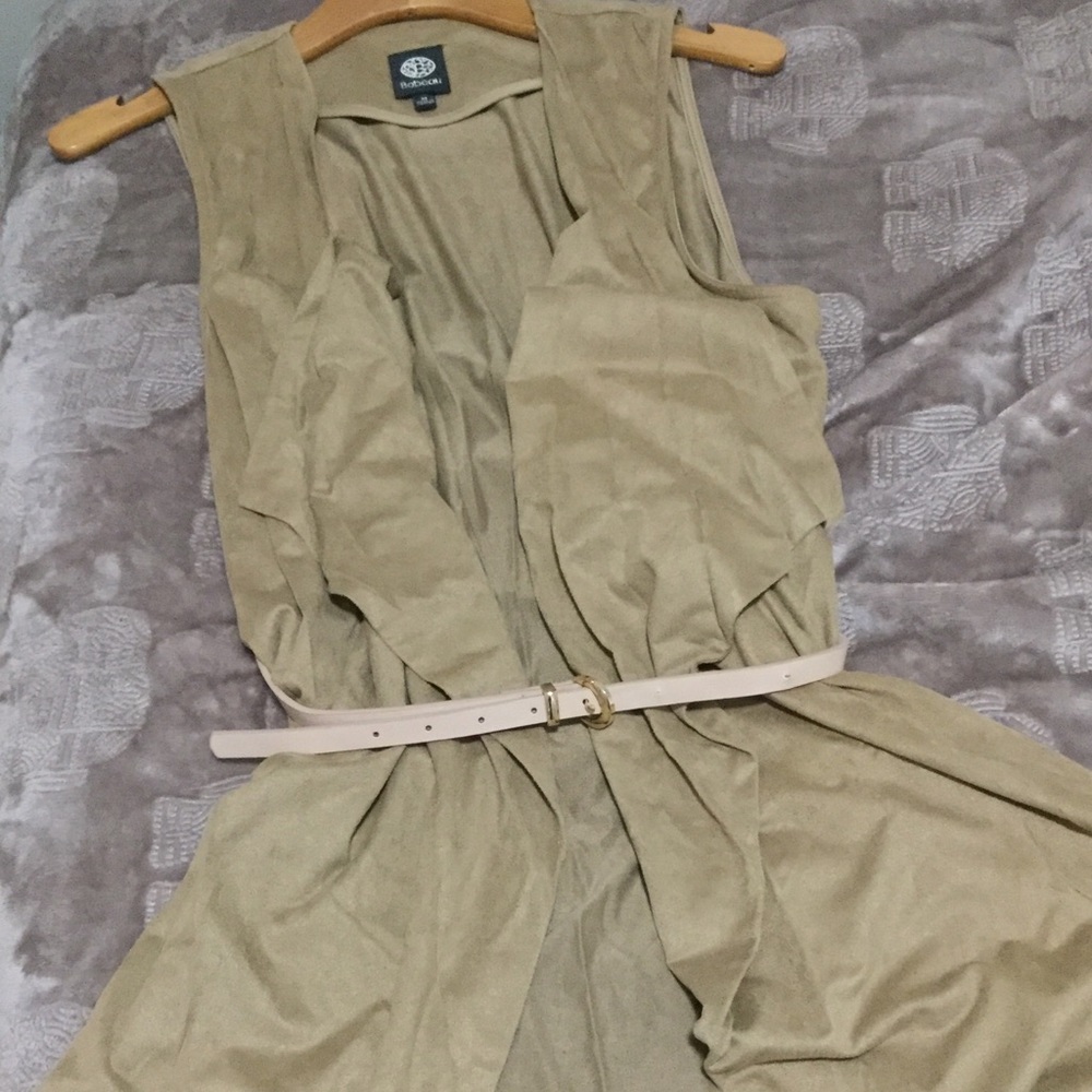 Bobeau Faux Suede Vest